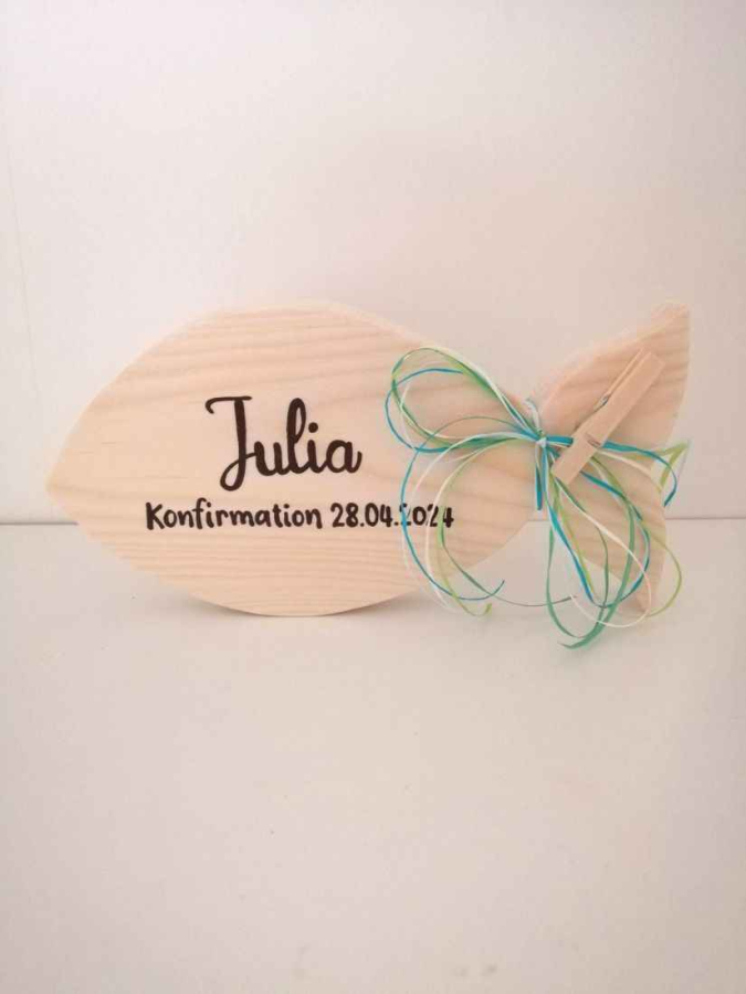 Geldgeschenk Fisch Konfirmation